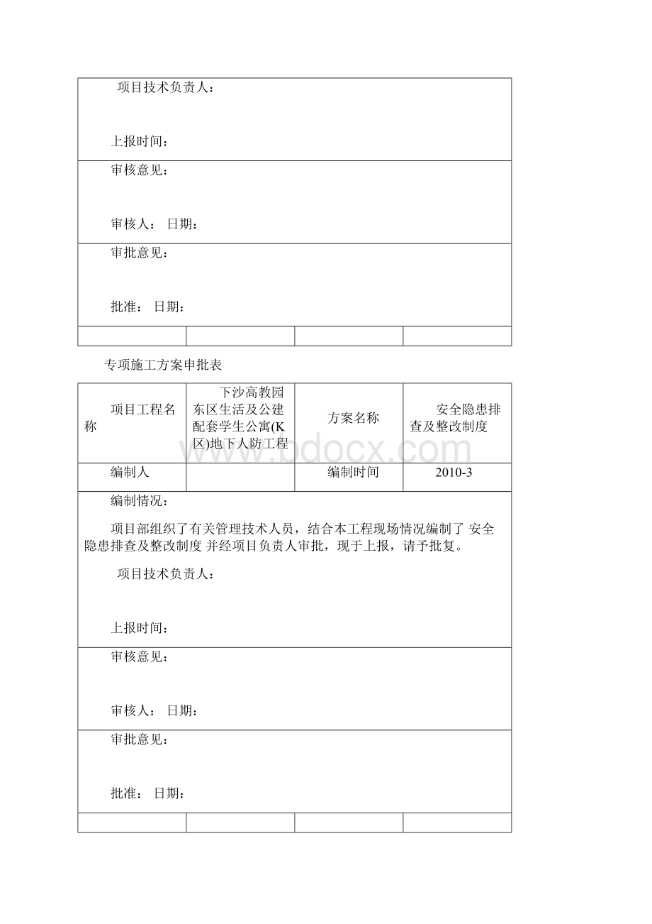 专项施工方案申请表.docx_第2页