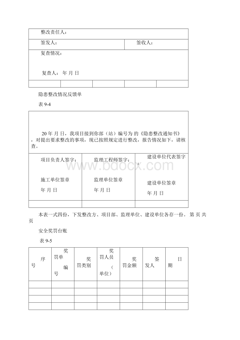 建筑工程安全检查用表DOCWord文档格式.docx_第3页