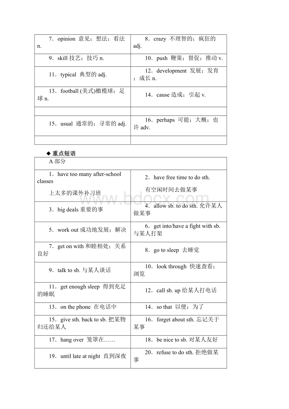 最全面人教版八年级下册英语第四单元知识点归纳总结.docx_第2页