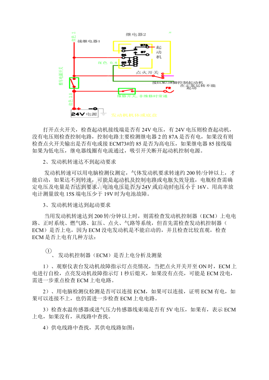 玉柴天然气发动机不能启动故障分析与排除黄师傅精编版Word格式文档下载.docx_第3页