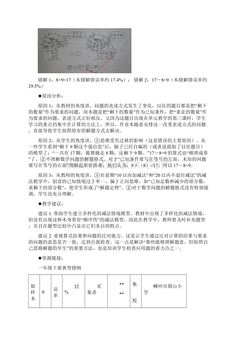 最新人教版一年级数学下册易错题汇总Word文件下载.docx_第3页