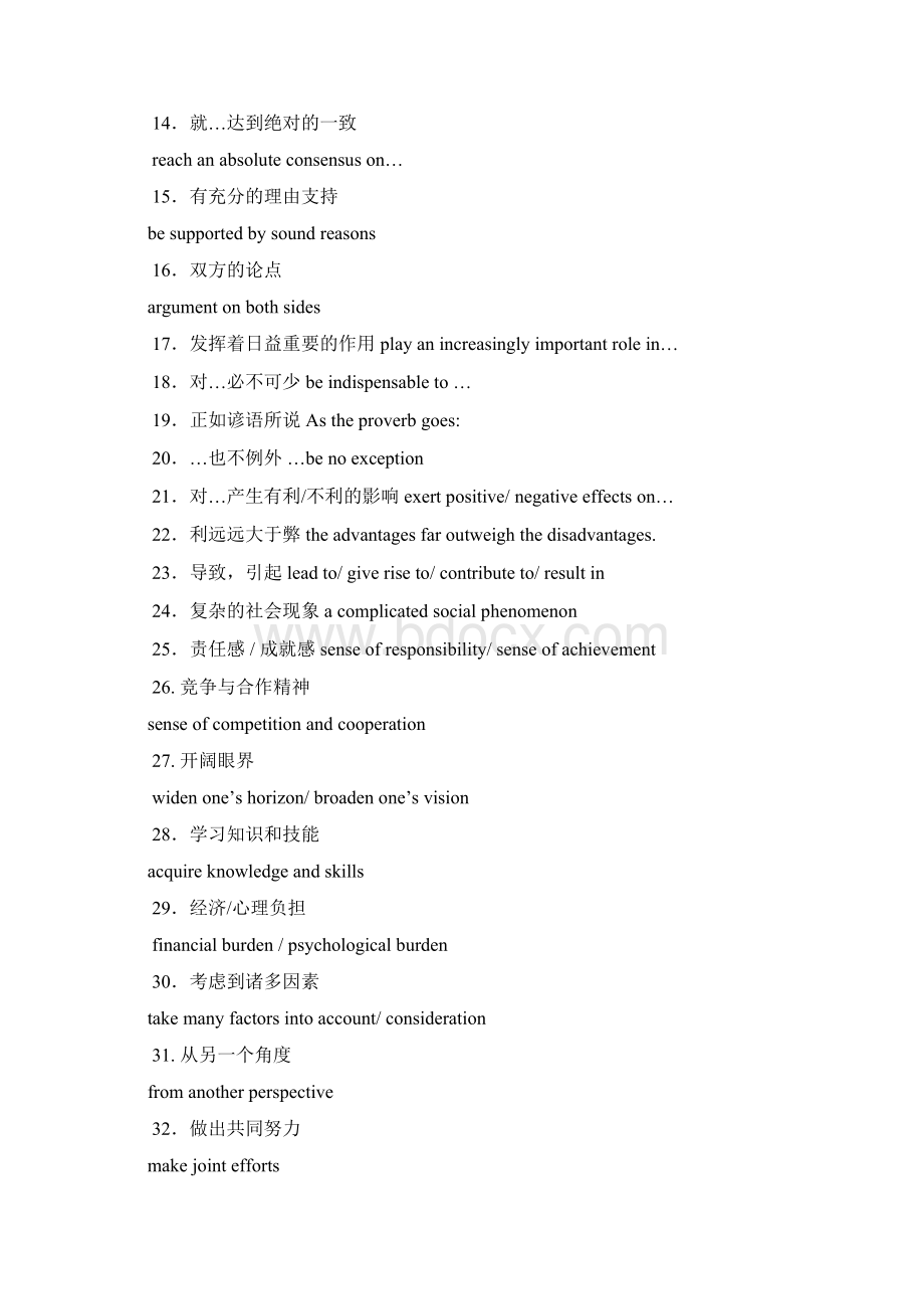 英语六级作文常用句子及万能模板Word格式文档下载.docx_第2页