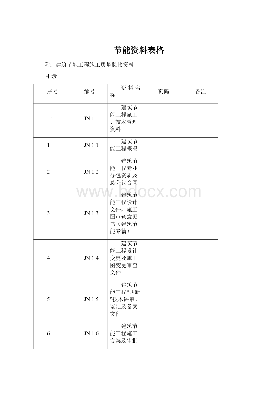 节能资料表格Word下载.docx