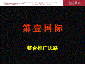 第一国际整合推广策略.ppt