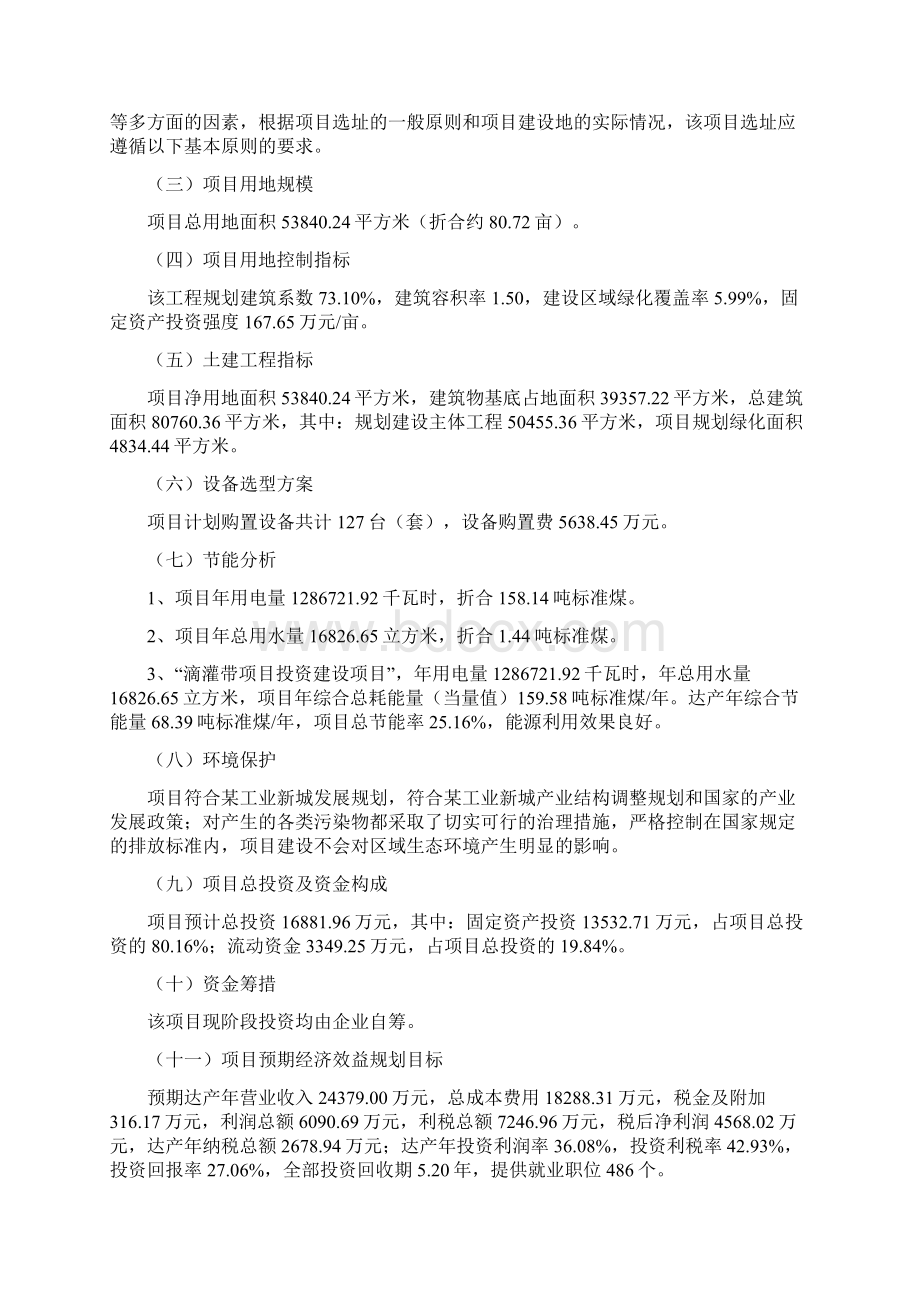 滴灌带项目计划书.docx_第2页