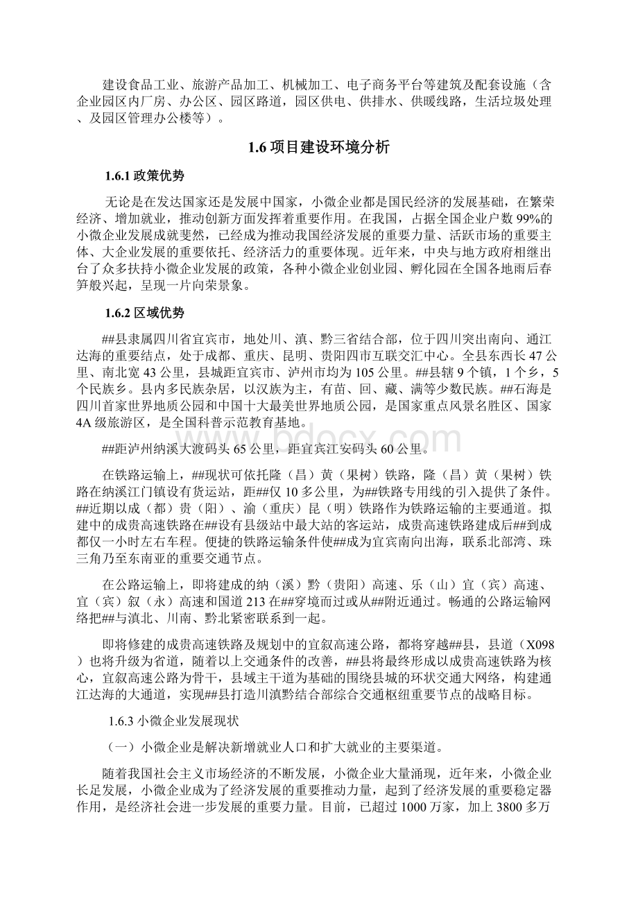 小微企业创业园建设项目可行性研究报告.docx_第2页