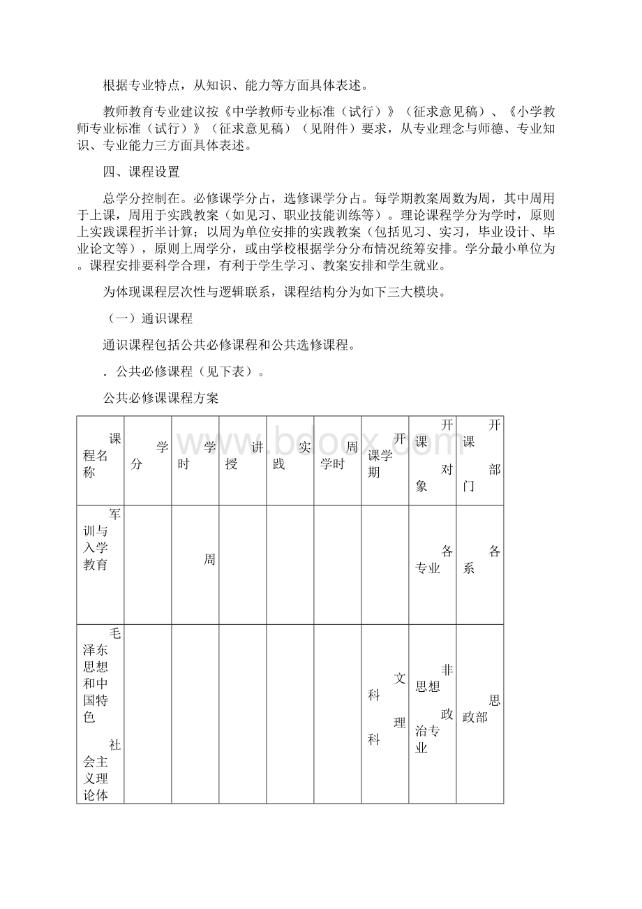 广东第二师范学院关于制订级本科专业人才培养方案的指Word格式.docx_第3页