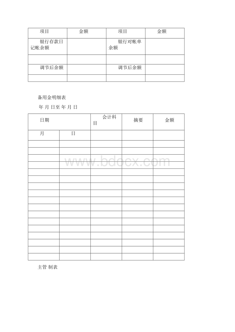 现金银行存款结存表Word文档格式.docx_第3页