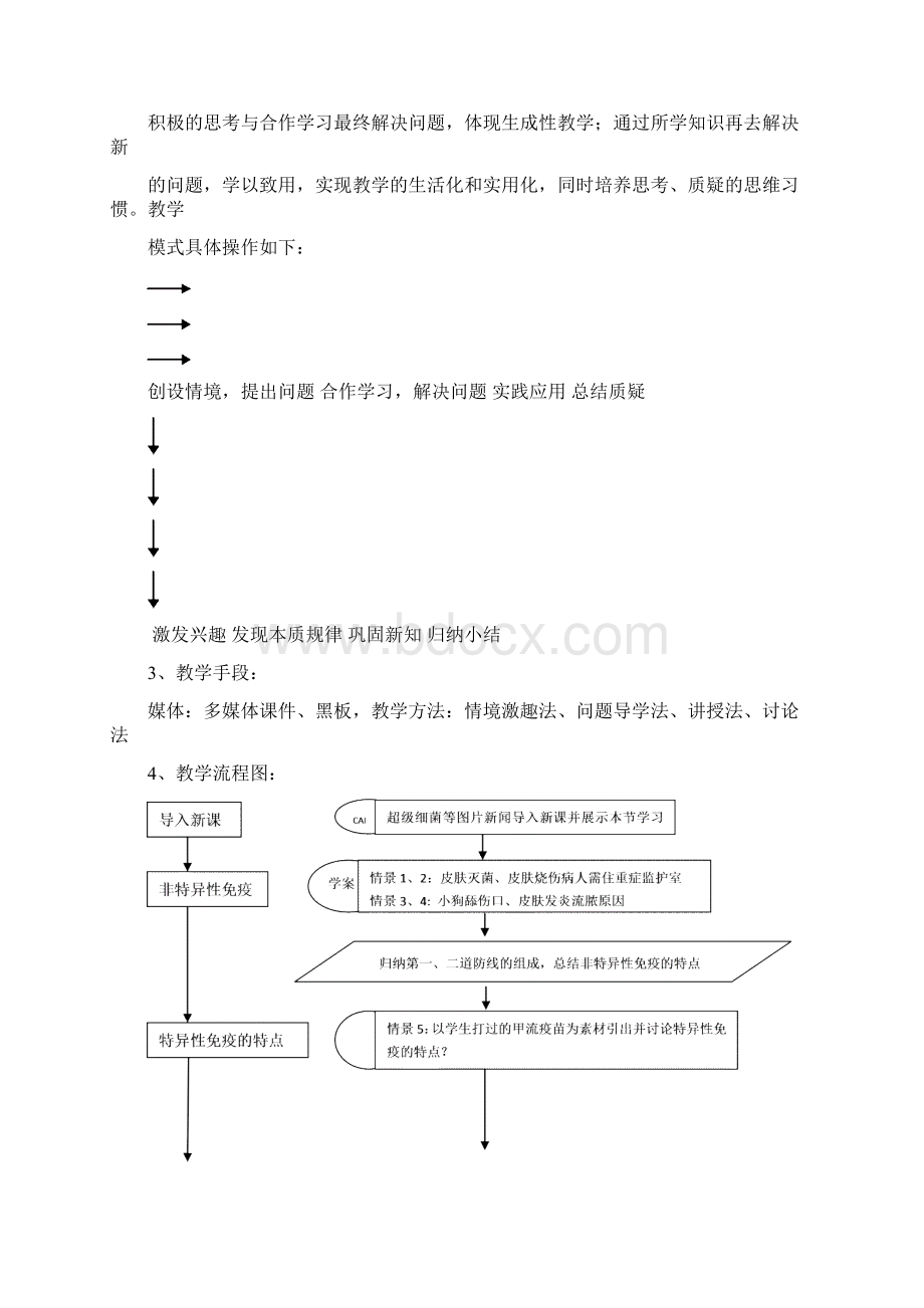 免疫的调节教学设计含教学建议学习建议Word文档下载推荐.docx_第3页