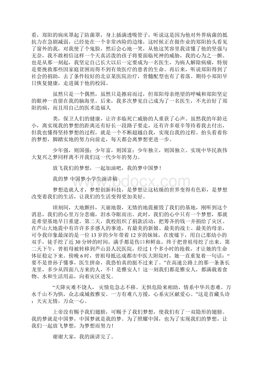 我的中国梦小学生演讲稿精选多篇.docx_第3页