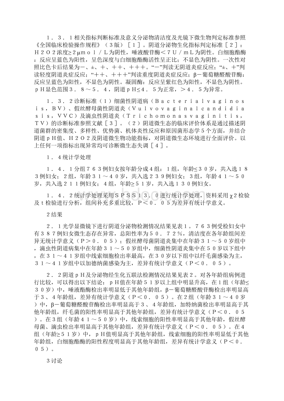 妇女阴道微生态环境分析精品资料.docx_第2页