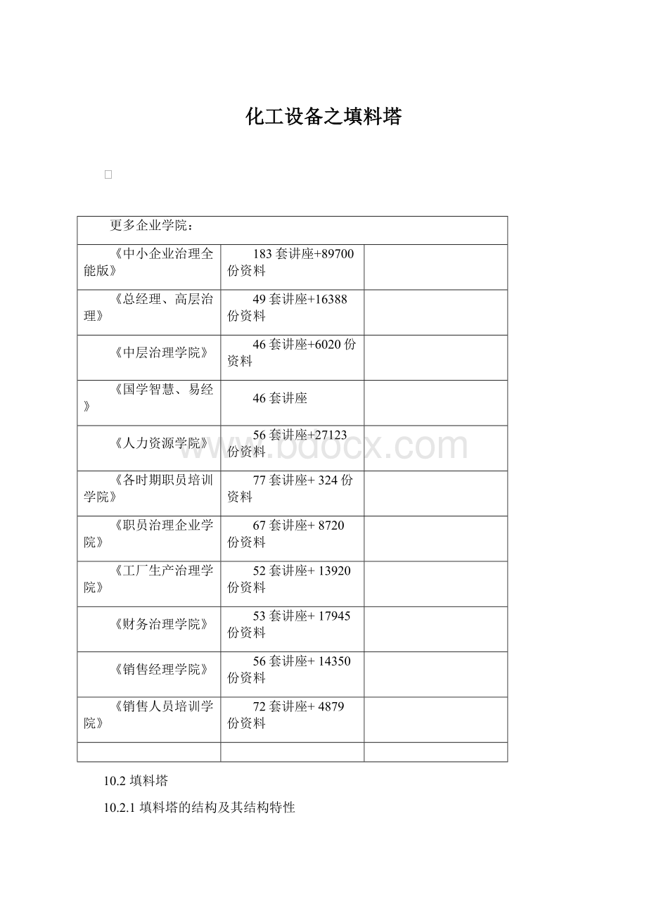 化工设备之填料塔Word文件下载.docx_第1页