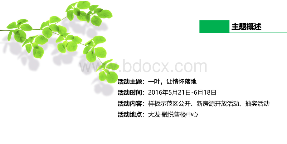 大发融悦商业街示范区公开活动策划方案优质PPT.pptx_第3页