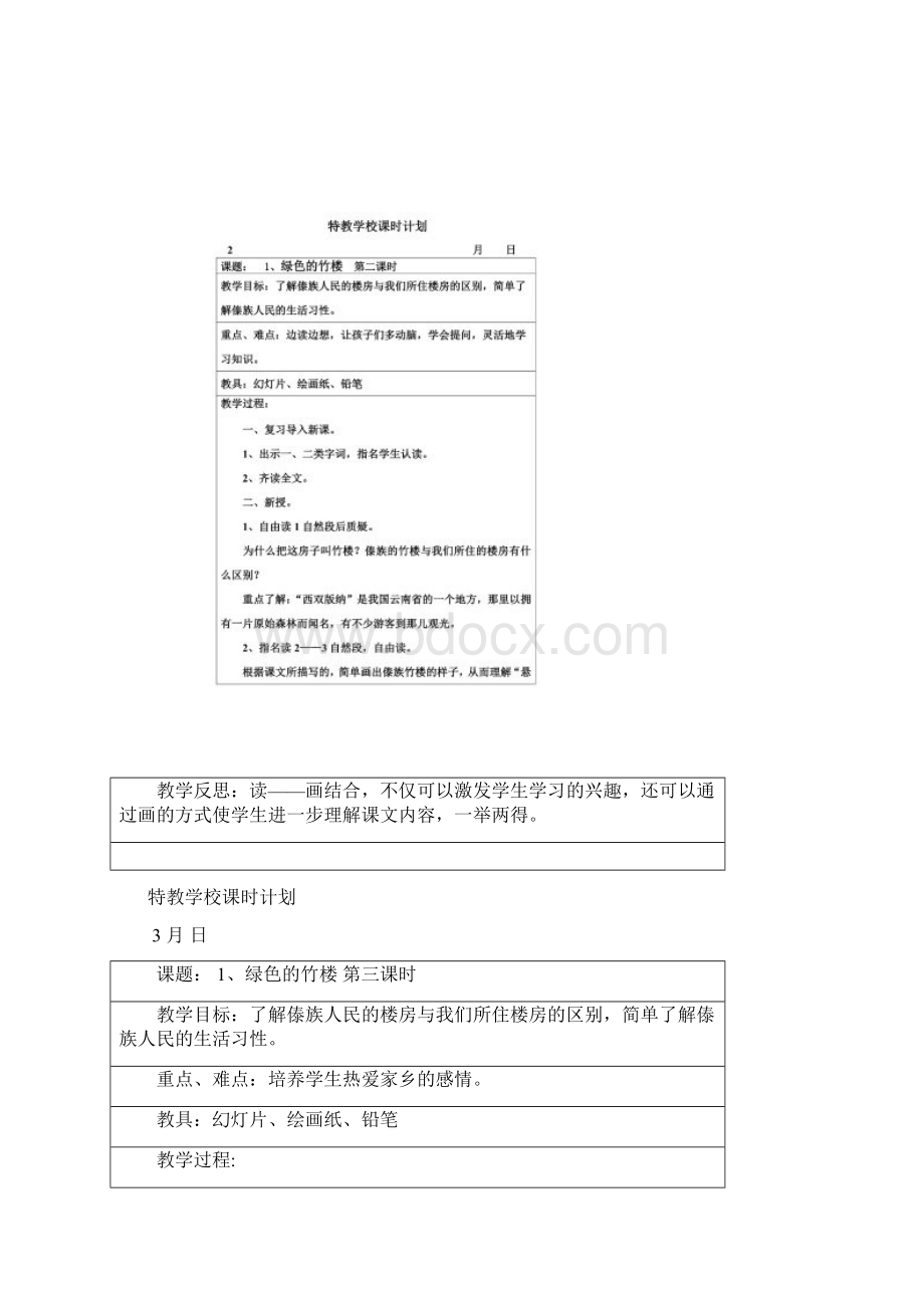 培智语文第十四册全册教案.docx_第2页