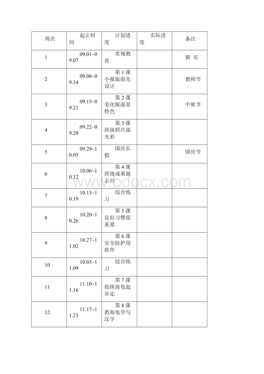 小学五年级信息课教案Word文件下载.docx_第2页