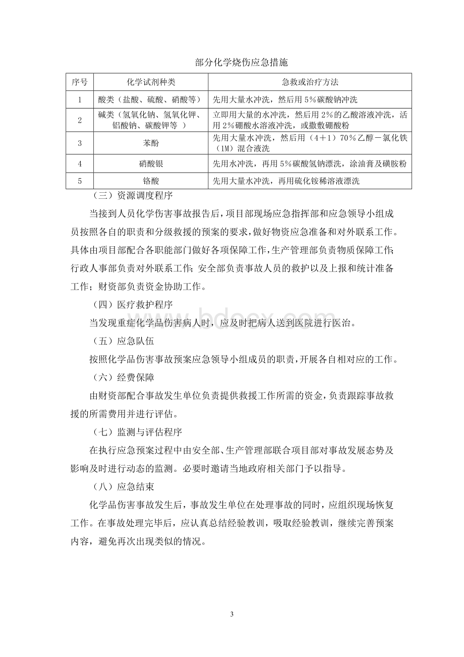 化学品伤害事故应急预案Word下载.doc_第3页