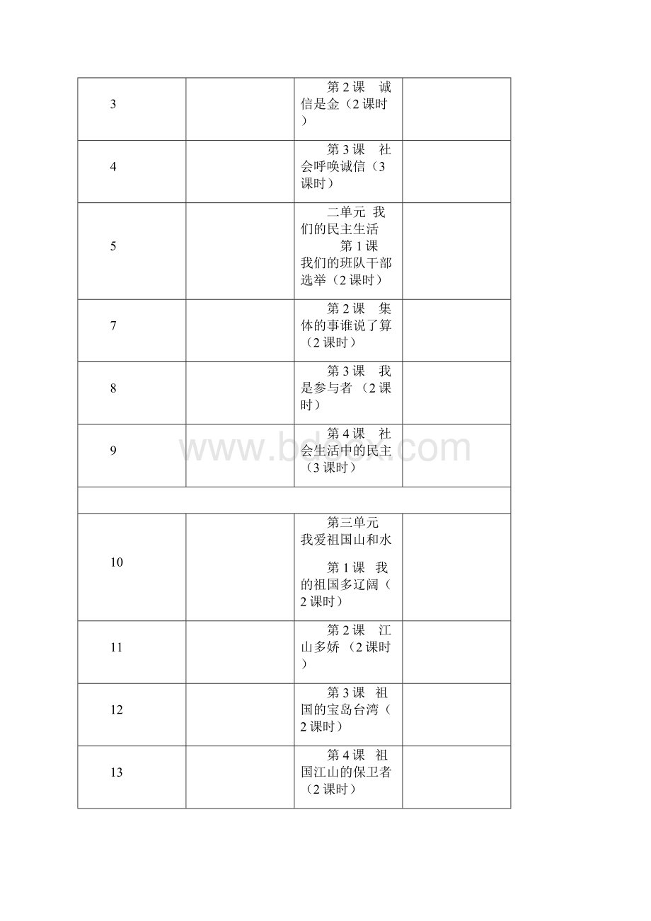 人教版品德与社会小学五年级上册全册教案2文档格式.docx_第3页