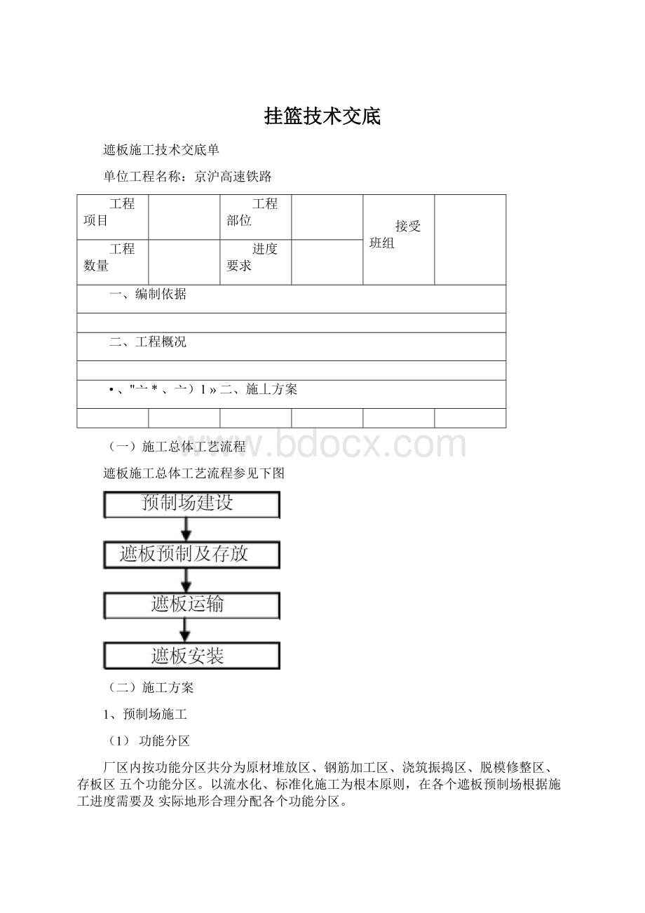 挂篮技术交底Word文档下载推荐.docx_第1页