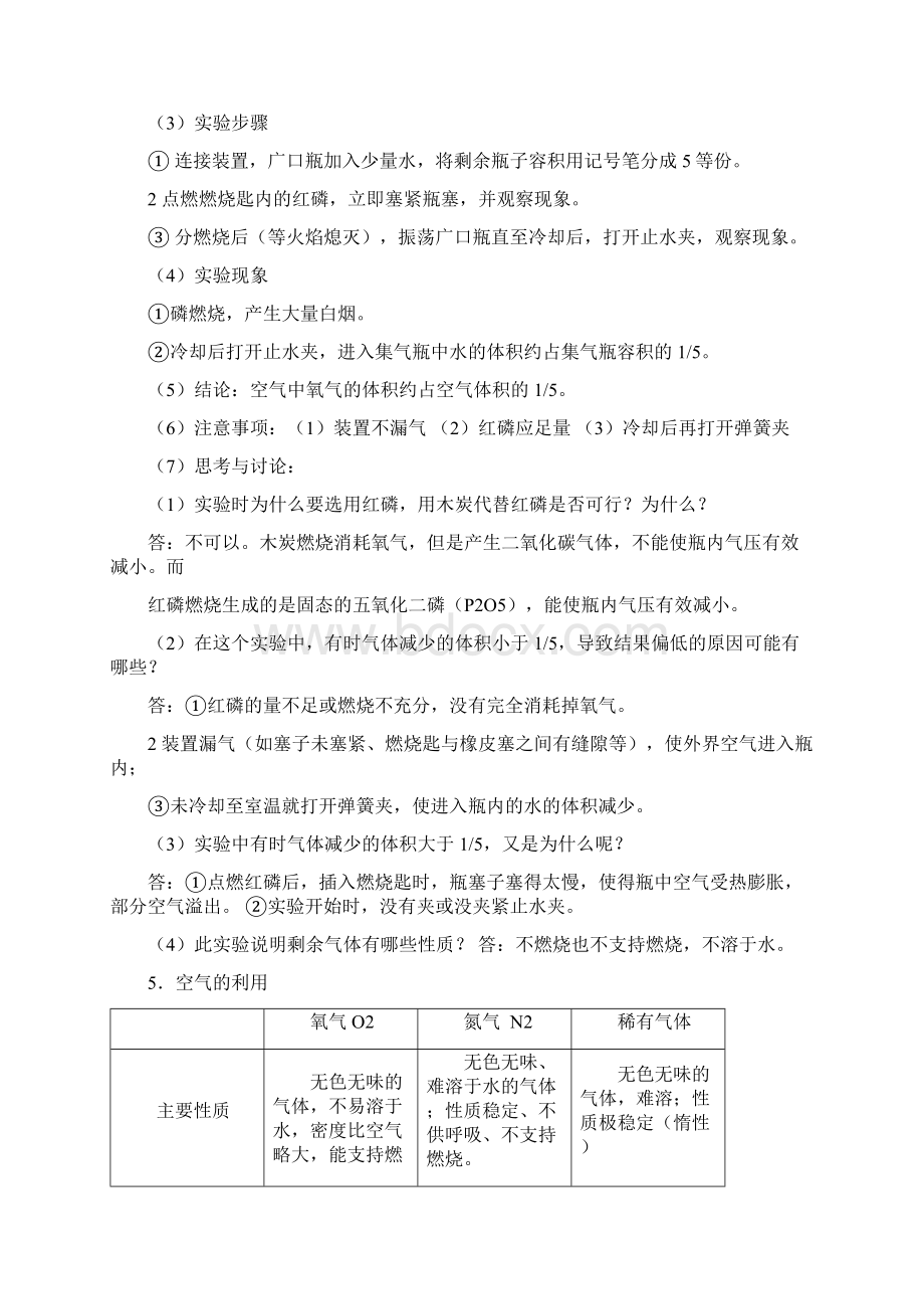 新浙教版八年级下册科学第三章《空气与生命》知识点归纳.docx_第2页