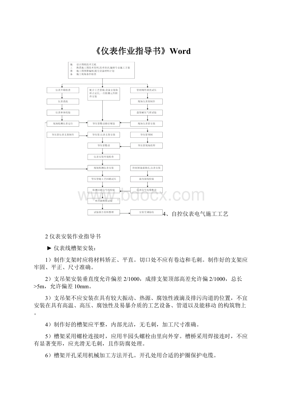 《仪表作业指导书》Word.docx_第1页