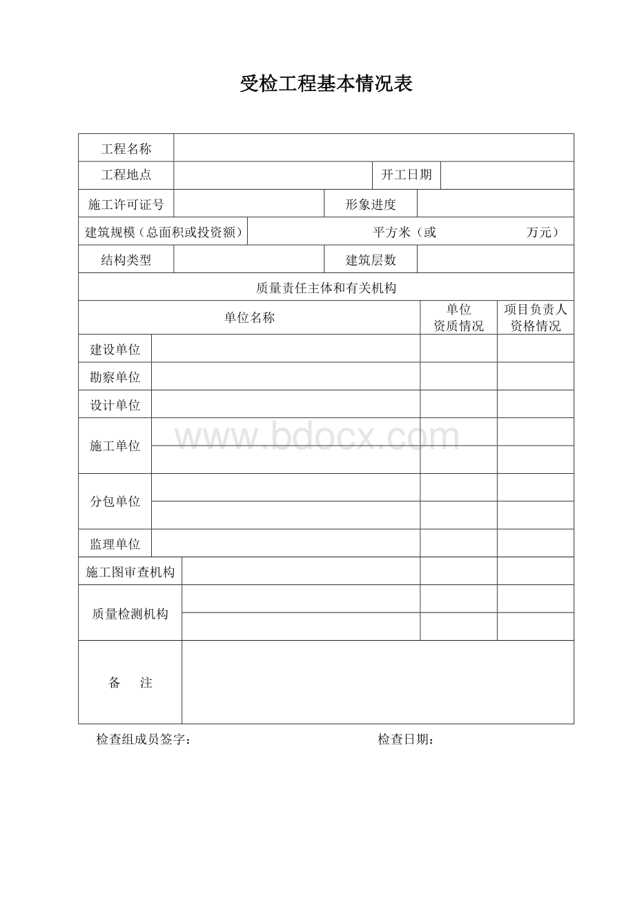 工程建设强制性标准执行情况检查表厦门_精品文档Word格式.doc