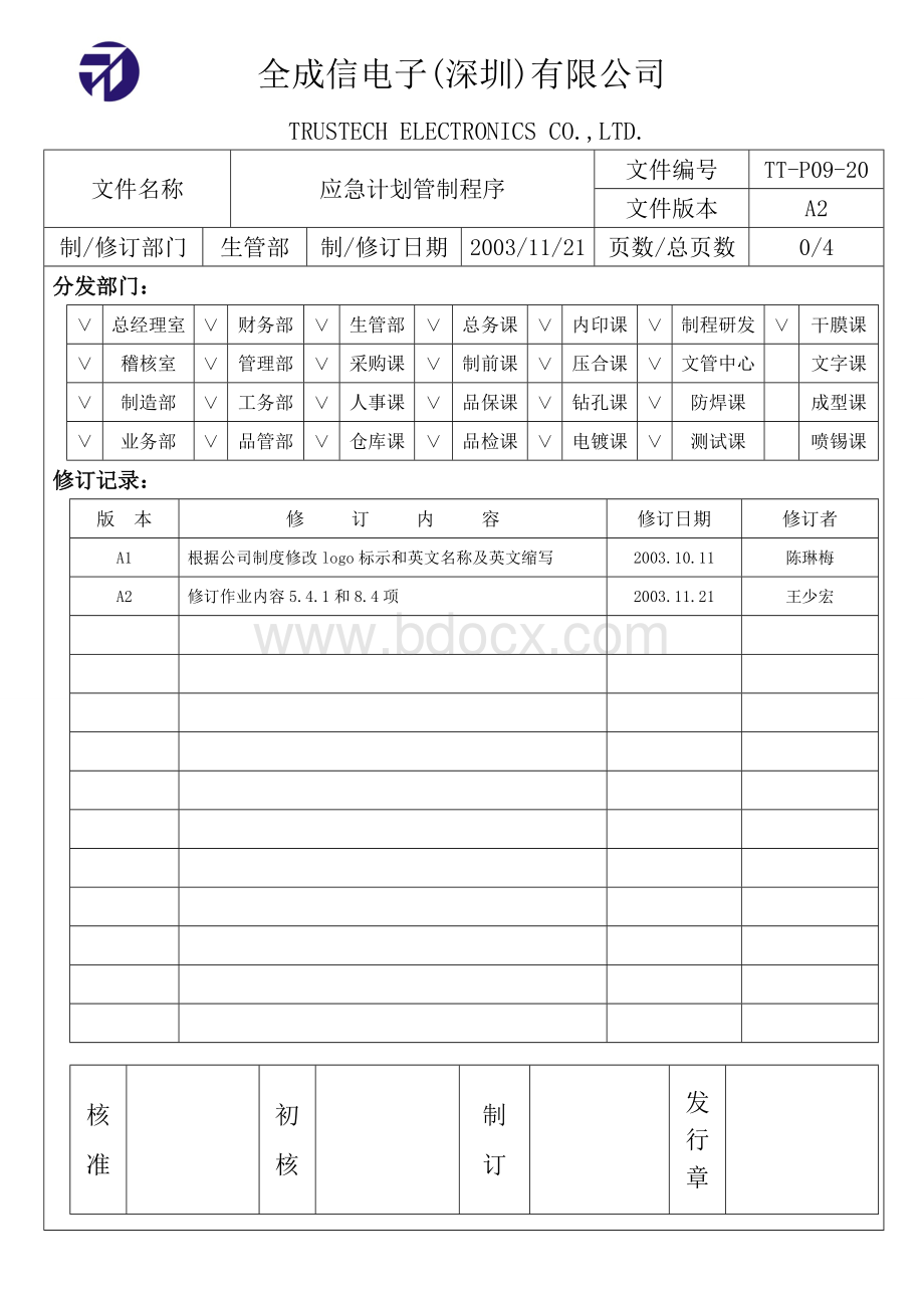 TT-P09-20应急计划管制程序Word文档下载推荐.doc_第1页