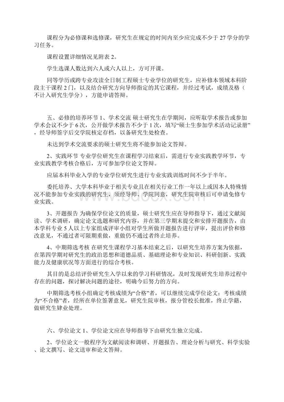 机械工程领域全日制专业学位硕士研究生培养方案doc文档格式.docx_第2页