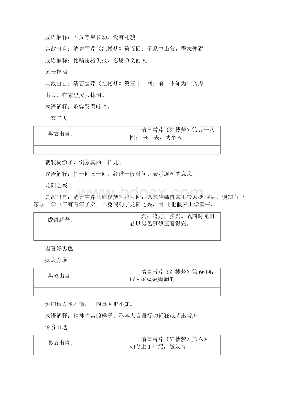 出自于红楼梦的成语故事大全.docx_第3页