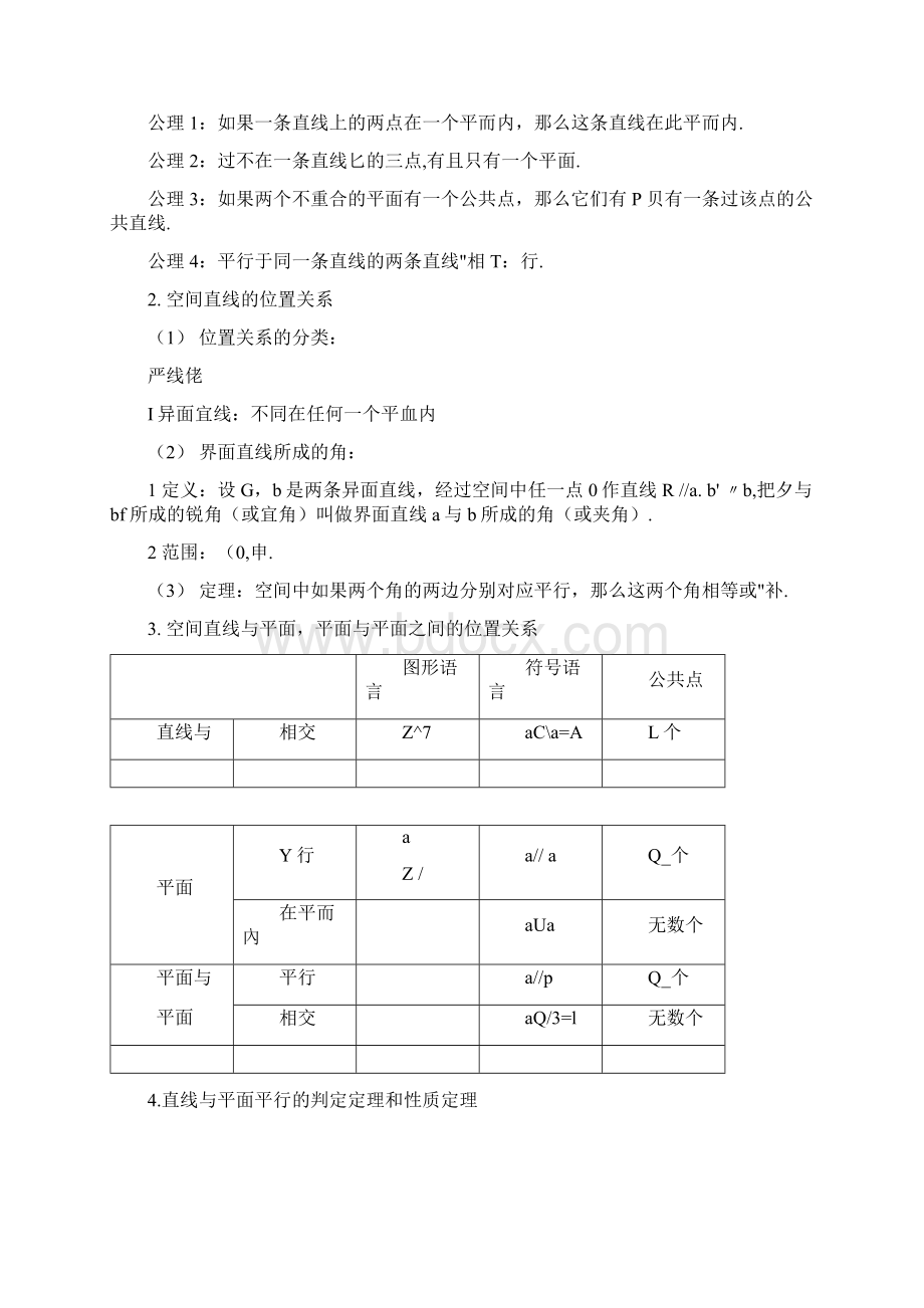 高二上期数学文科复习知识点总结docWord文件下载.docx_第3页