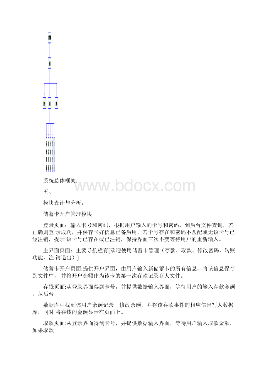 银行储蓄管理系统实验报告.docx_第3页