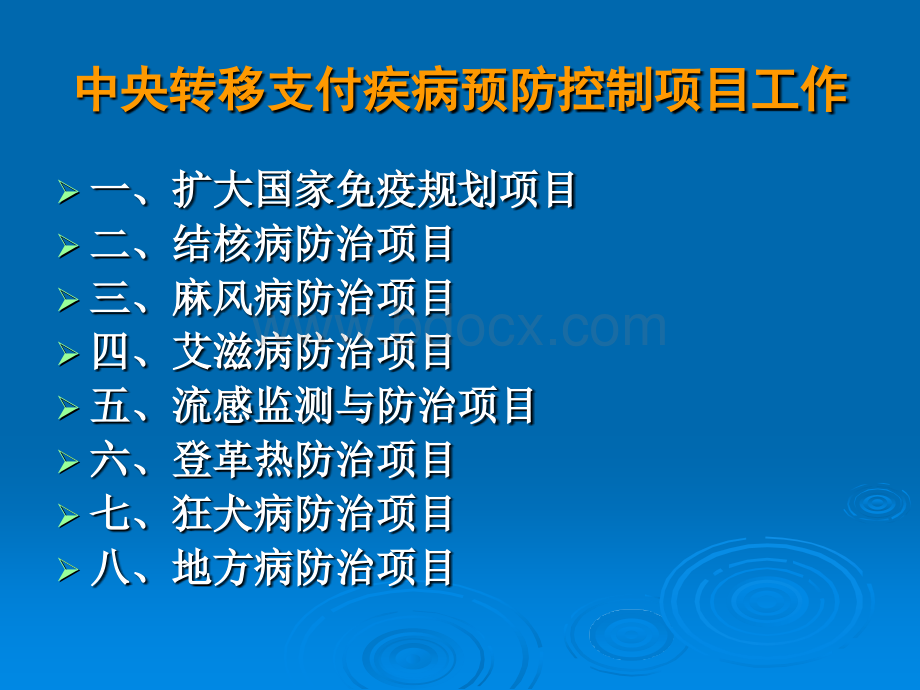 中央转移支付疾病预防控制项目工作_精品文档PPT格式课件下载.ppt