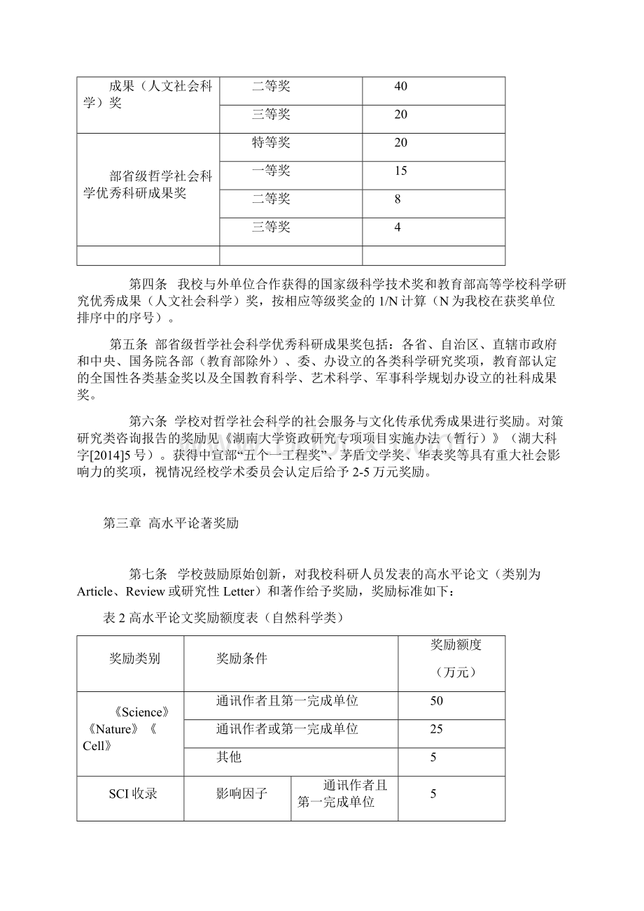 湖南大学科研成果奖励办法.docx_第2页