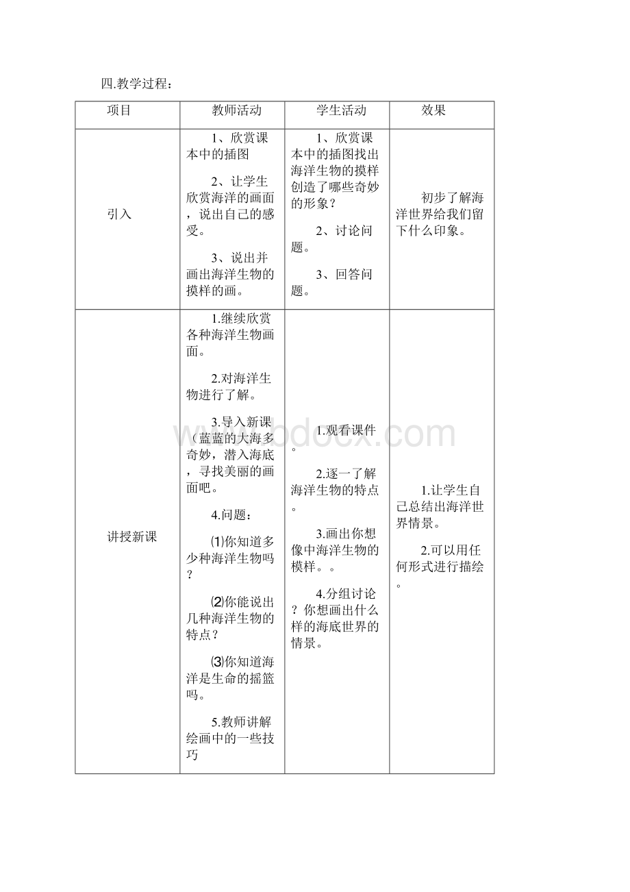 岭南版小学一年级下册美术教案全册 1Word文档下载推荐.docx_第3页