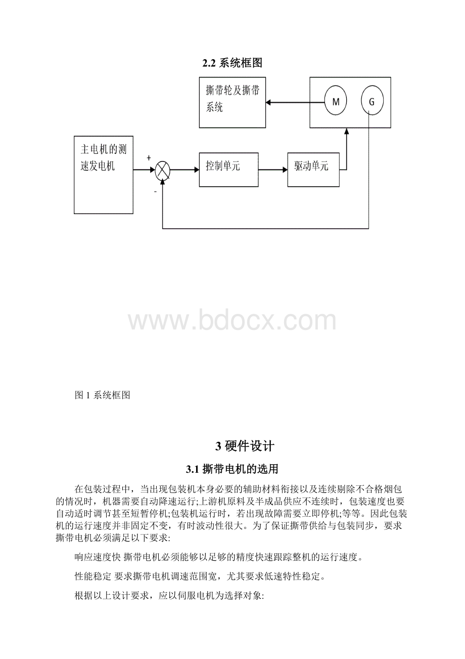 终稿香卷烟包装机撕带供给控制系统的设计与实现项目可行性研究报告文档格式.docx_第3页