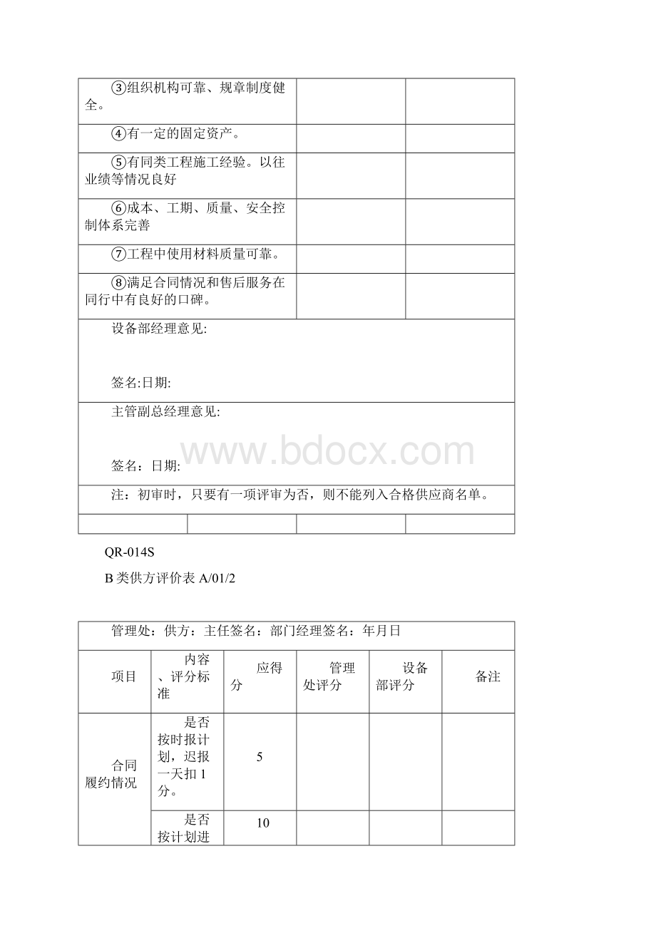 精编企业管理手册设备管理手册之表格记录.docx_第3页