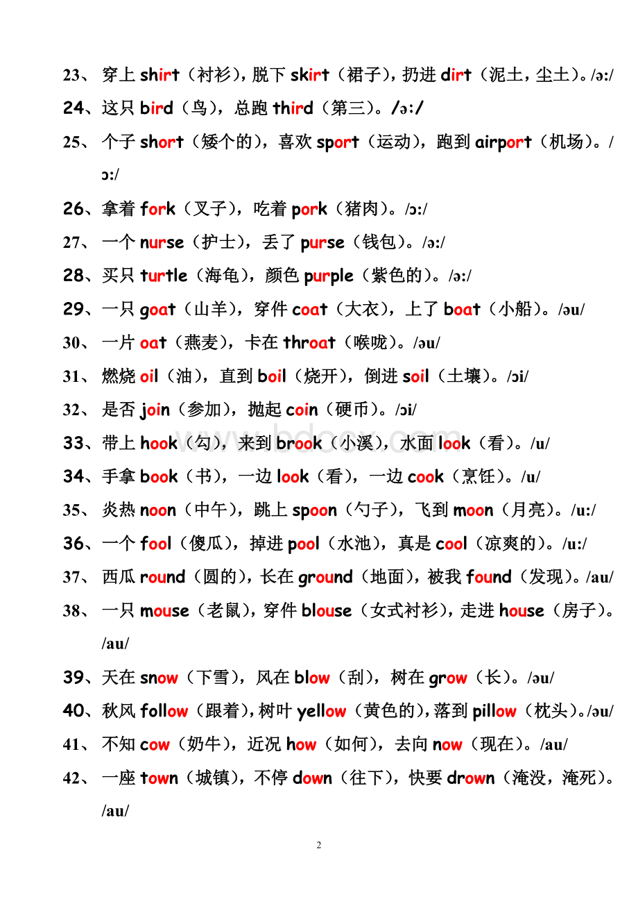 自然拼读规律总结Word格式文档下载.doc_第2页