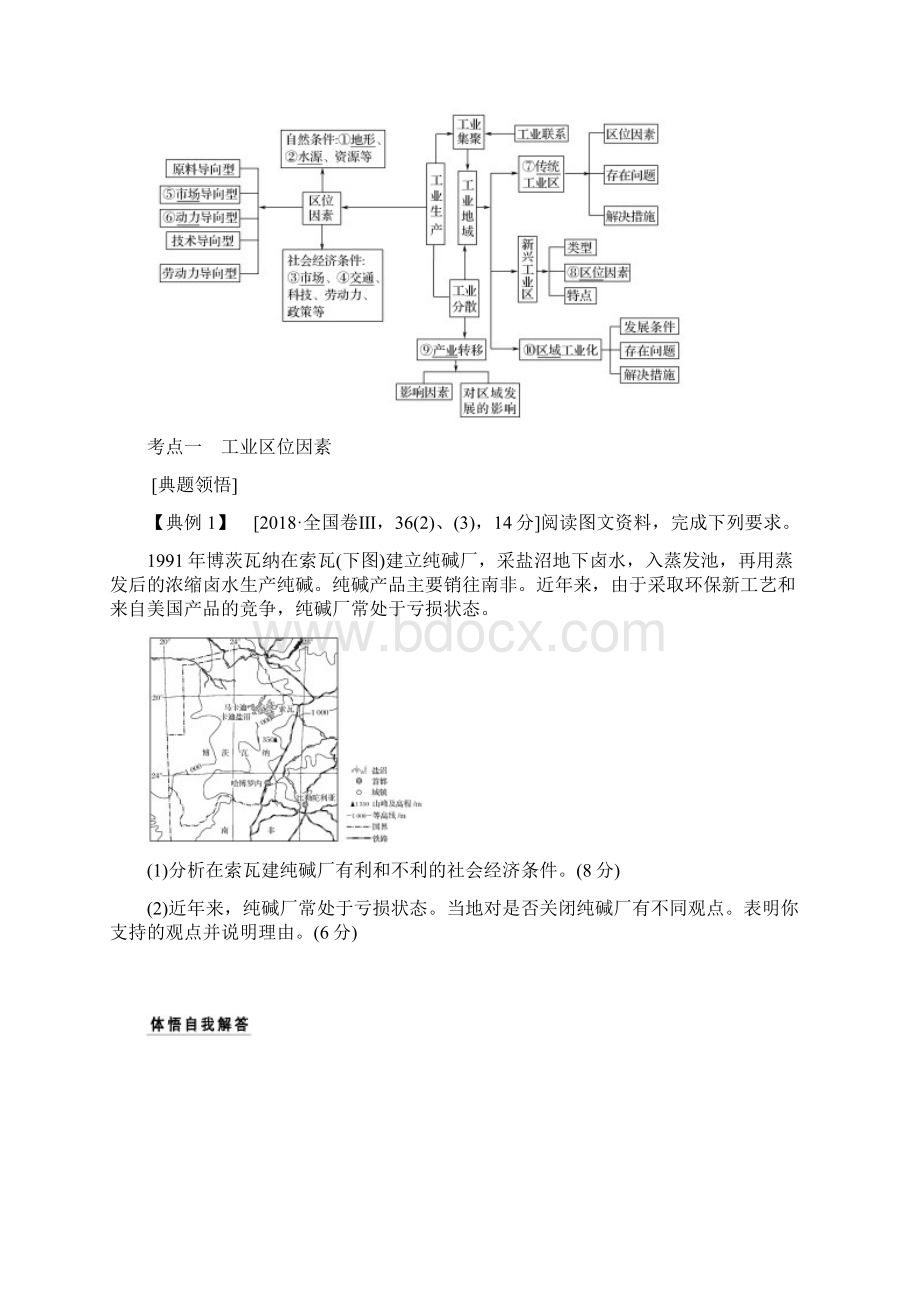 地理 高考冲刺二轮 专题九 工业的区位因素Word文档格式.docx_第2页