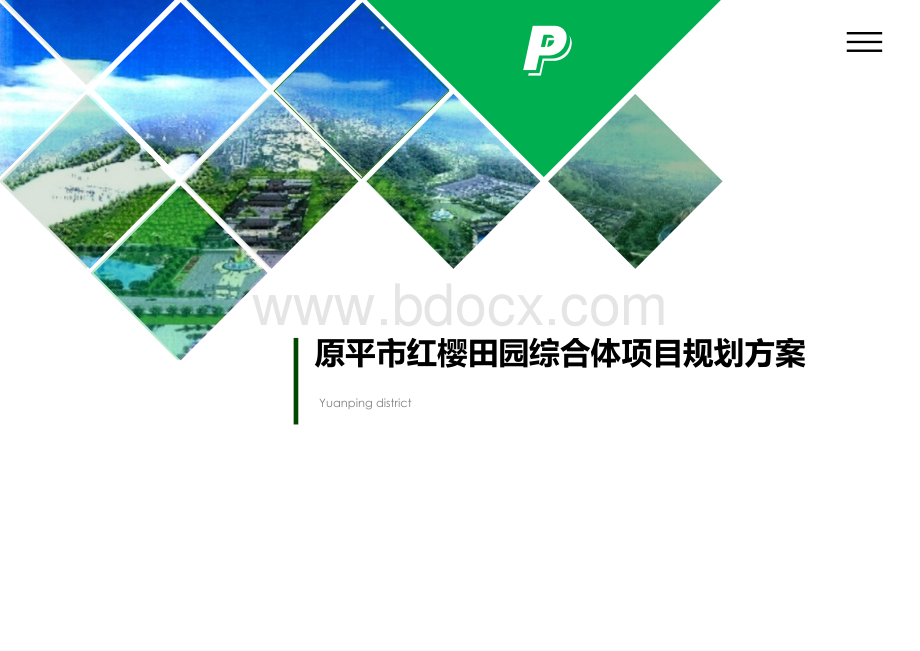 原平市樱红田园综合体项目规划文案优质PPT.pptx_第1页