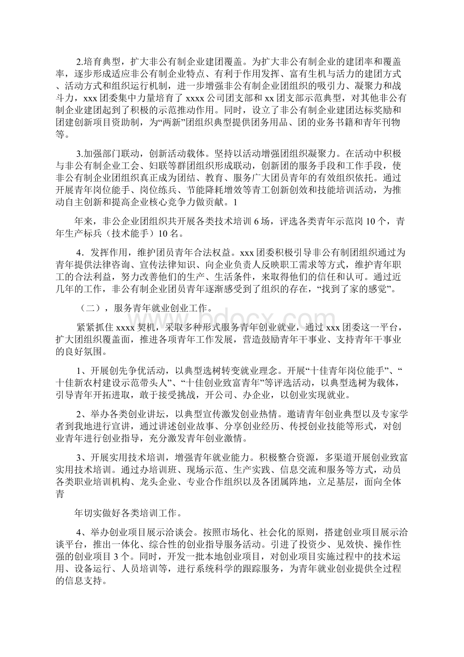 团建工作汇报文档格式.docx_第2页