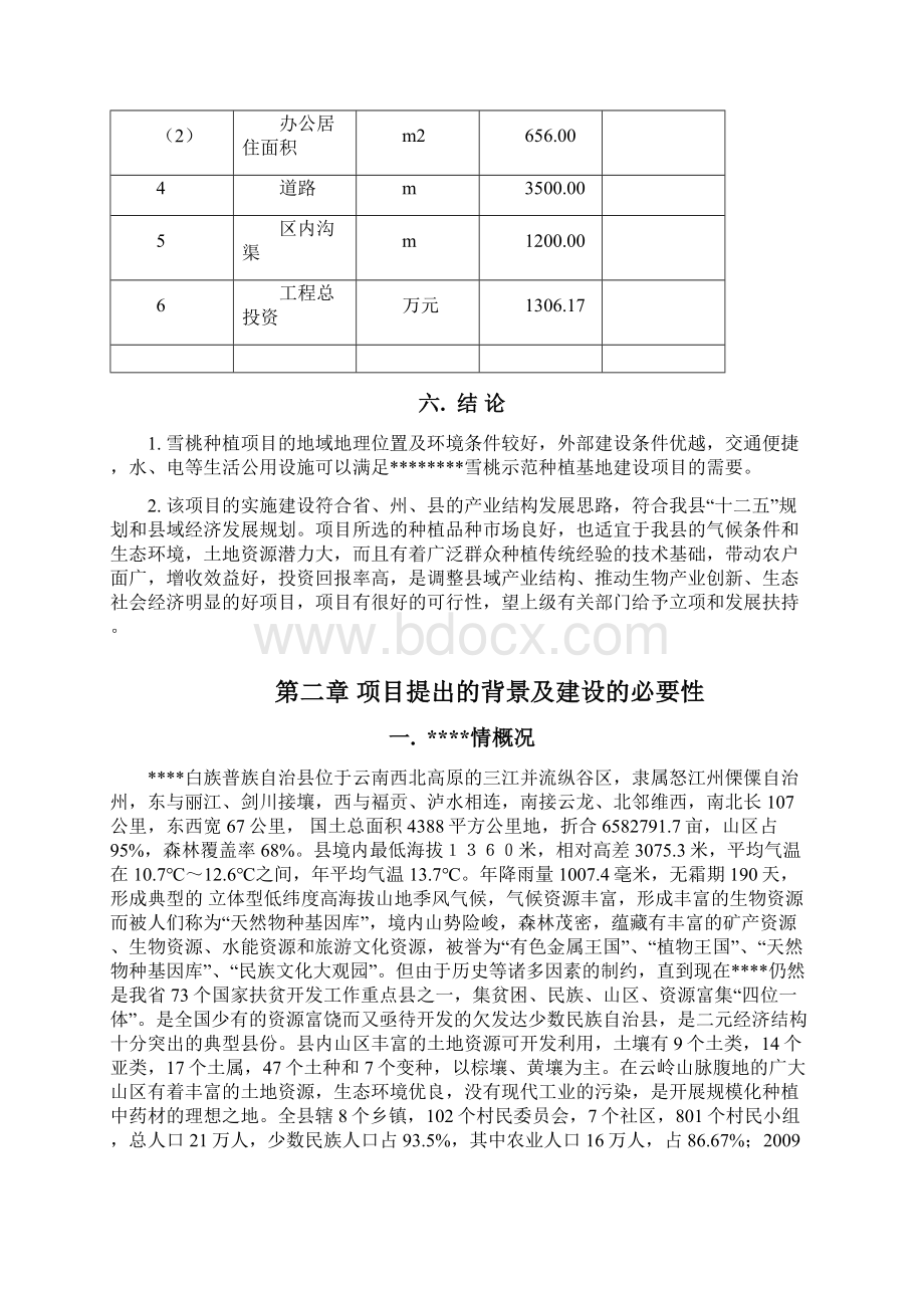 雪桃示范种植基地建设项目可行性研究报告.docx_第3页