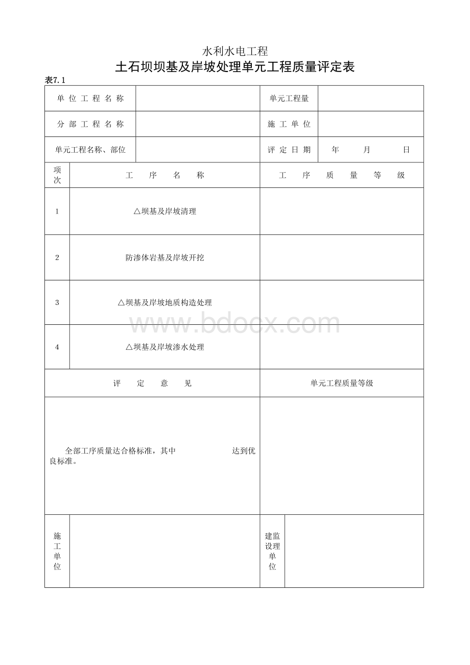 土石坝单元工程质量验收表格_精品文档Word文件下载.doc_第2页