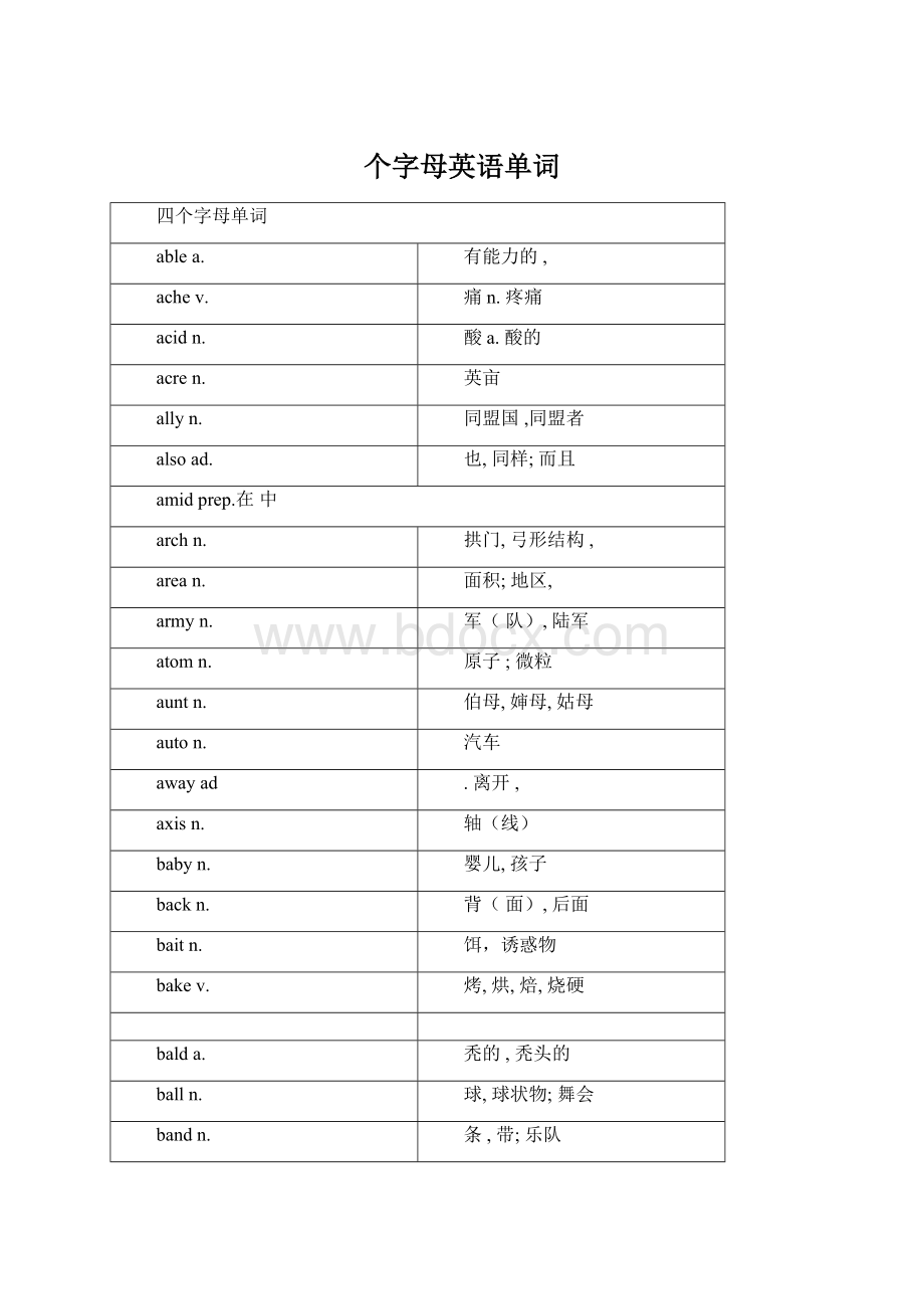 个字母英语单词Word文档下载推荐.docx_第1页