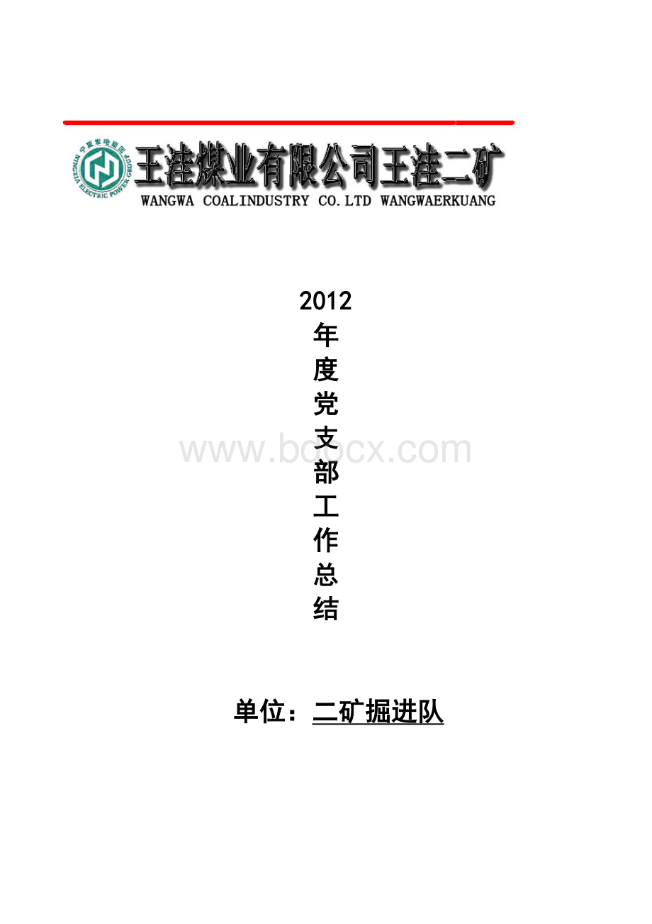 2012年度党建工作总结.doc_第1页