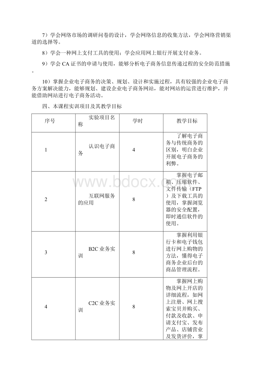 电子商务实训指导书以及实训作业.docx_第2页