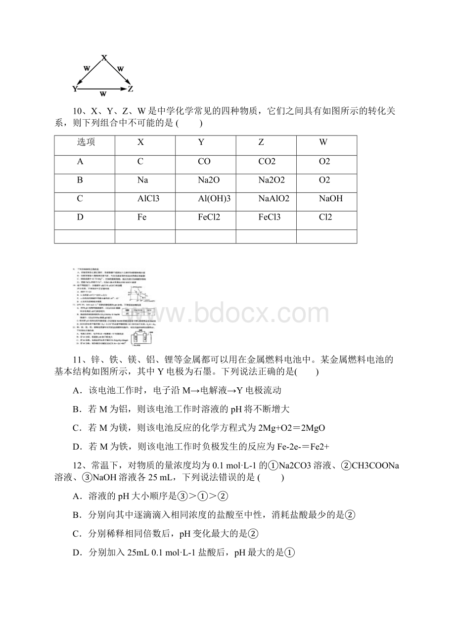 化学高考模拟试题1含答案Word格式文档下载.docx_第2页