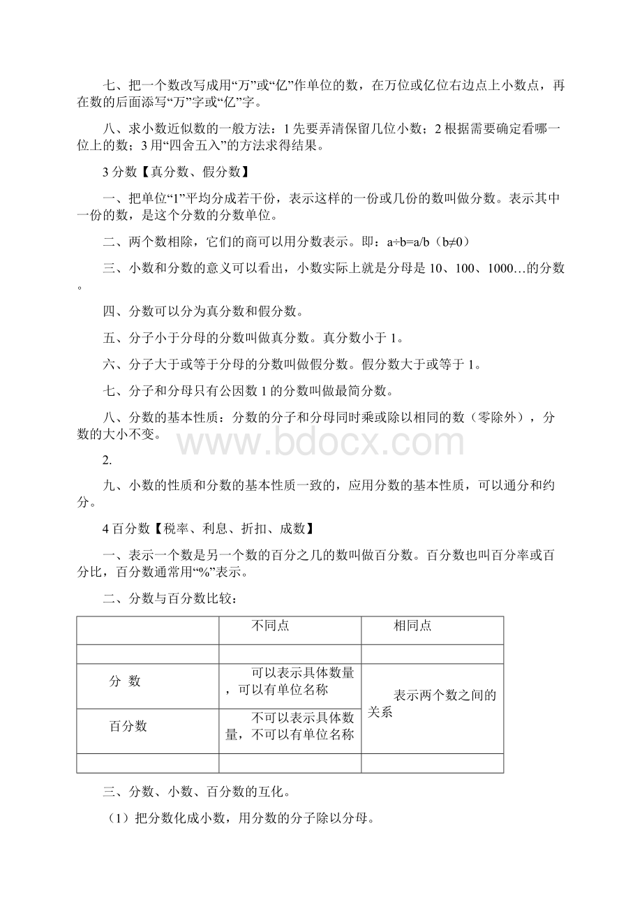 小学数学一到六年级所有知识点公式定律.docx_第2页