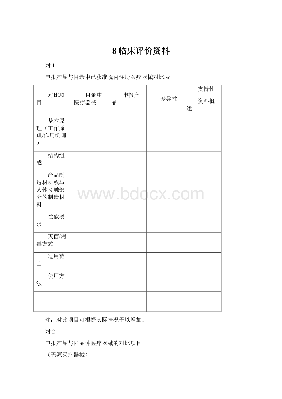 8临床评价资料Word文档格式.docx