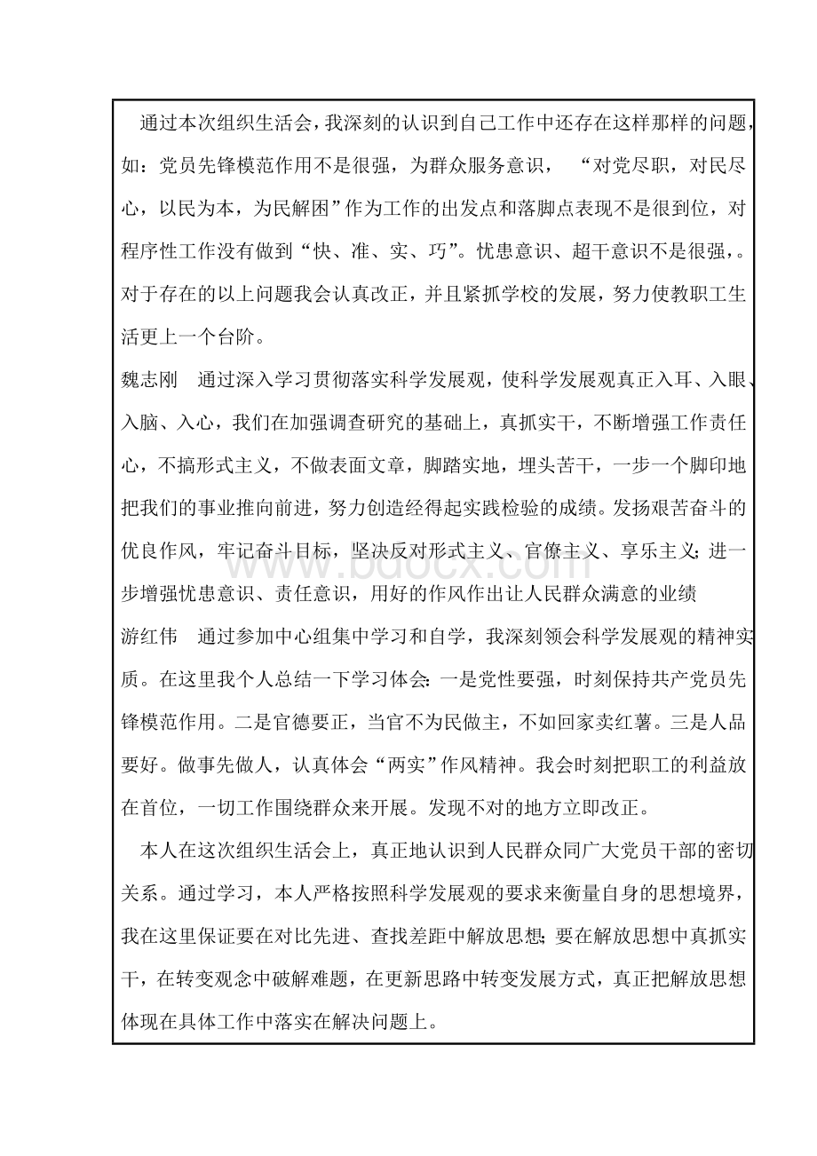 党支部组织生活会议记录Word文档格式.doc_第2页