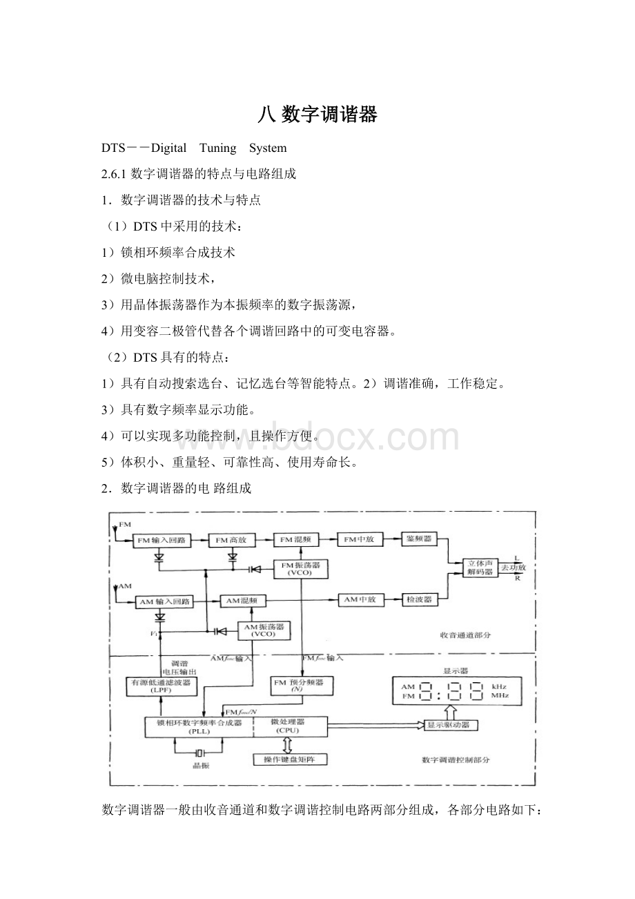 八 数字调谐器Word格式.docx