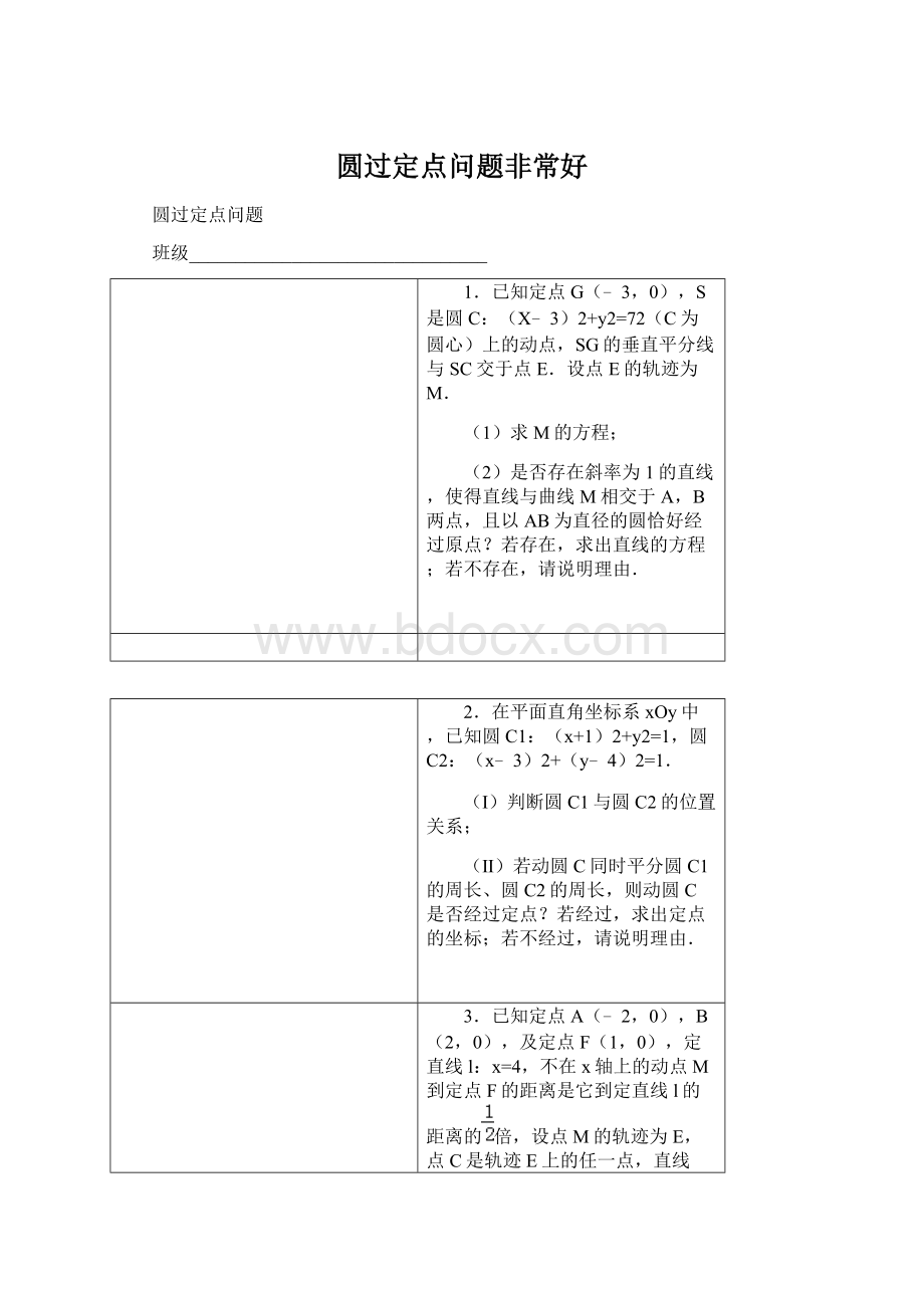 圆过定点问题非常好文档格式.docx_第1页